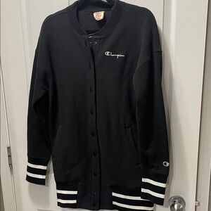 Champion Black Varsity Jacket Women’s Size Small